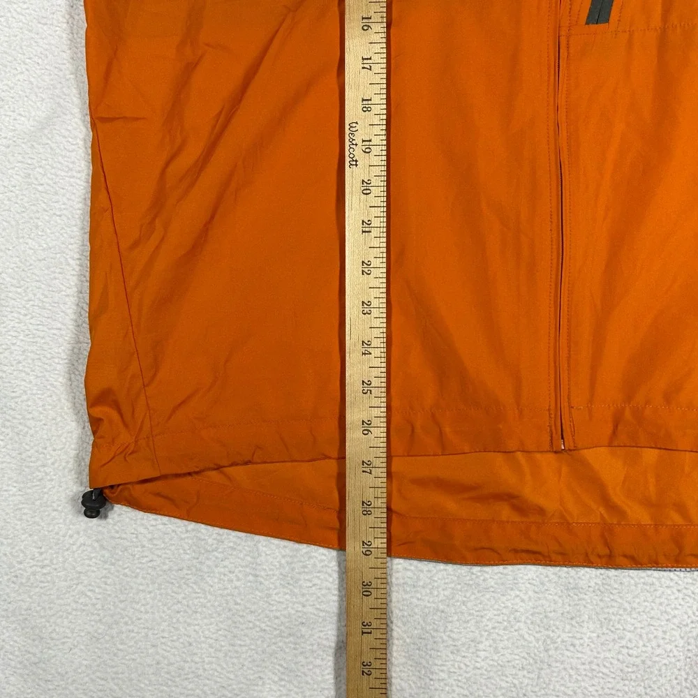 Salomon Windbreaker Jacket Mens XL Orange Grey X3‎ Sports Activity Vehicle Zip